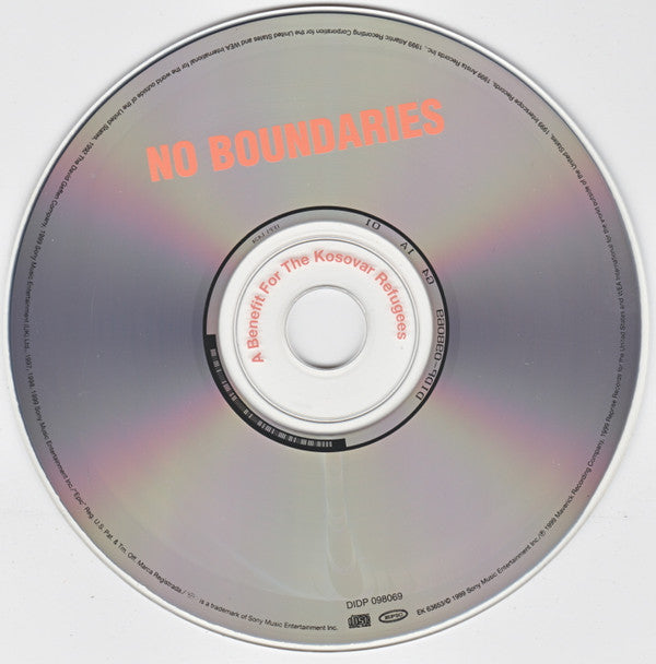 Various : No Boundaries (A Benefit For The Kosovar Refugees) (CD, Comp)