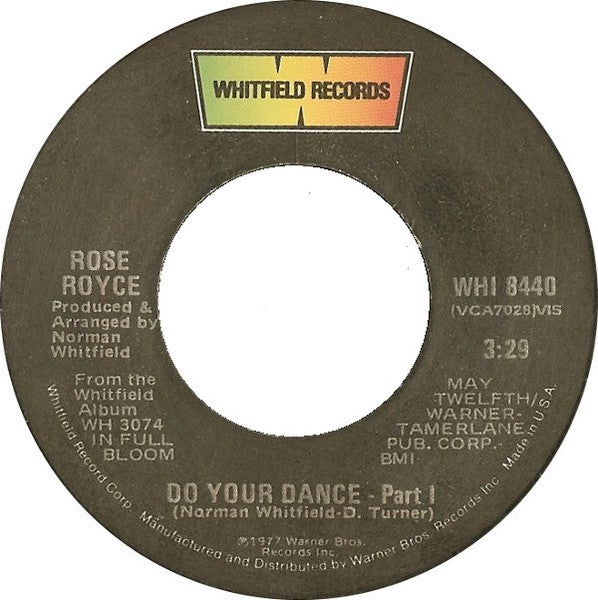 Rose Royce : Do Your Dance (7", Win)