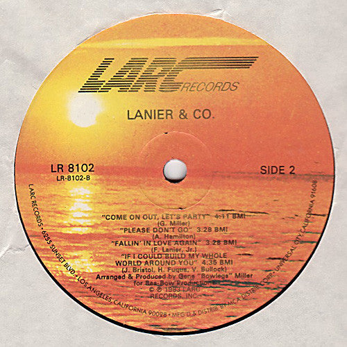 Lanier & Co.* : Lanier & Co. (LP, Album, Glo)