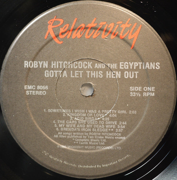 Robyn Hitchcock And The Egyptians* : Gotta Let This Hen Out! (LP, Album)