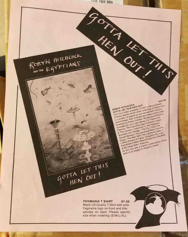 Robyn Hitchcock And The Egyptians* : Gotta Let This Hen Out! (LP, Album)