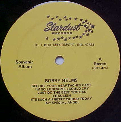 Bobby Helms : On The Road With Bobby Helms (LP, Album)