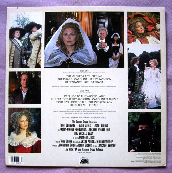 Tony Banks : The Wicked Lady (Original Soundtrack) (LP, Album, Spe)