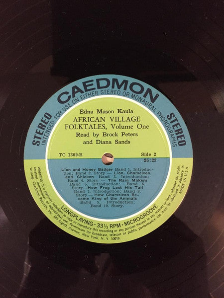 Brock Peters, Diana Sands : African Village Folktales Volume One (LP)