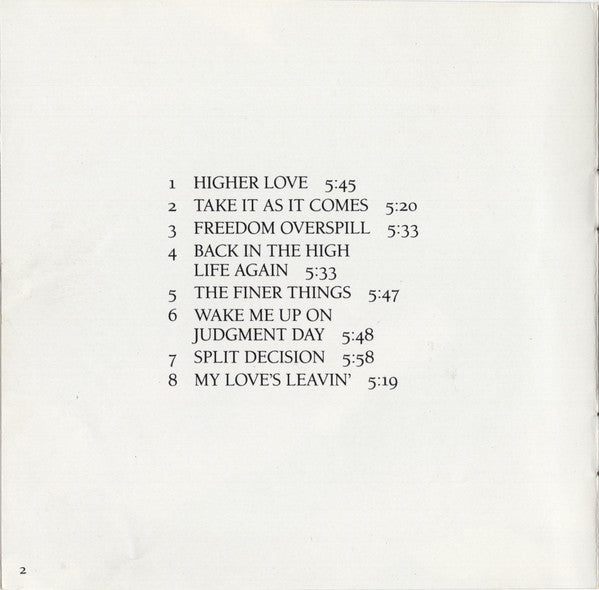 Steve Winwood : Back In The High Life (CD, Album)