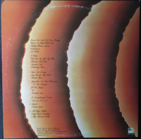 Stevie Wonder : Songs In The Key Of Life (2xLP, Album, Ter)