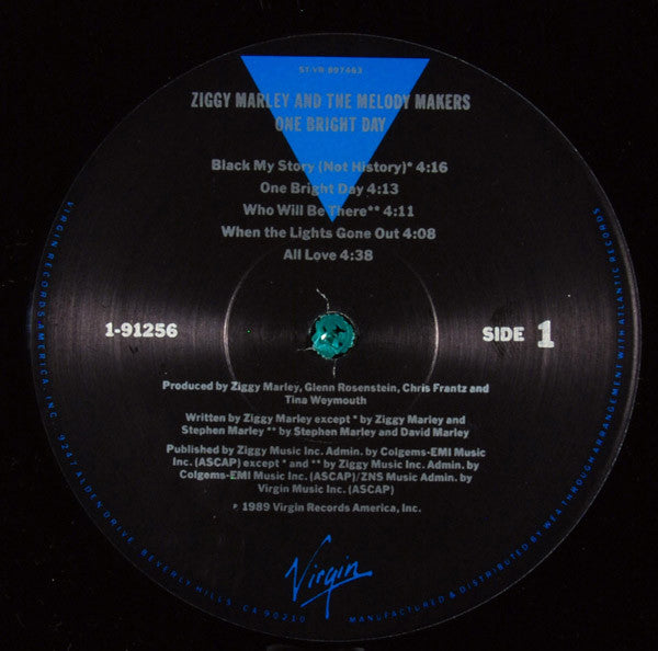 Ziggy Marley And The Melody Makers : One Bright Day (LP, Album)