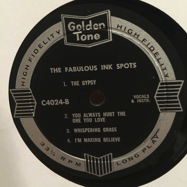 The Ink Spots : The Fabulous Ink Spots (LP, Album, Mono)