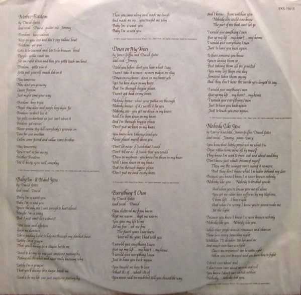 Bread : Baby I'm-A Want You (LP, Album, Pit)