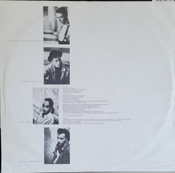 Sade : Promise (LP, Album, RP)