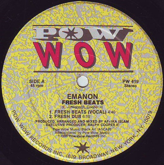 Emanon (2) : Fresh Beats (12")