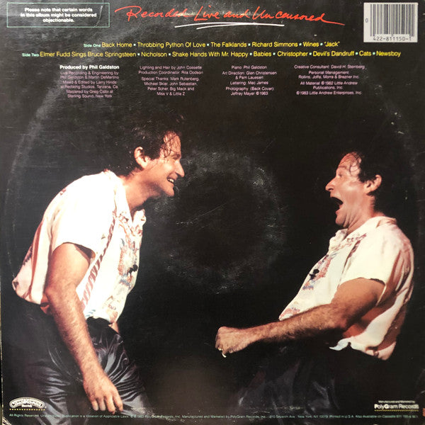 Robin Williams : Throbbing Python Of Love (LP, Album, 53 )