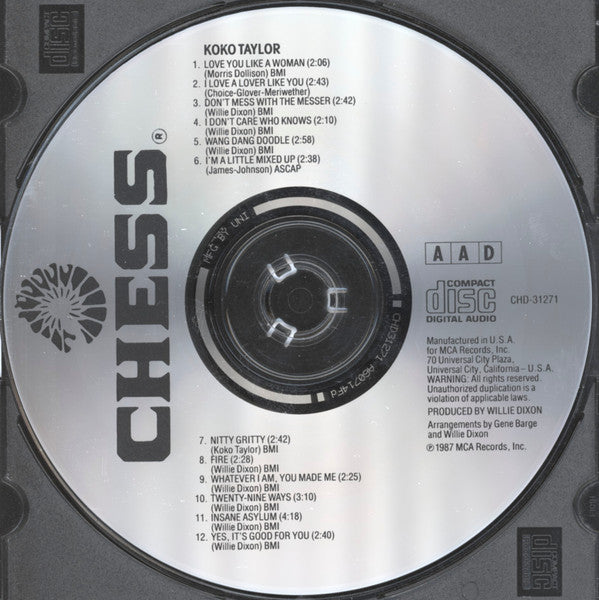 Koko Taylor : Koko Taylor (CD, Album, RE, RP)