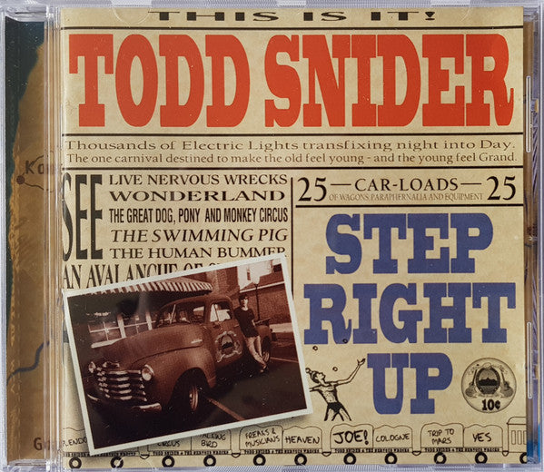 Todd Snider : Step Right Up (CD, Album)