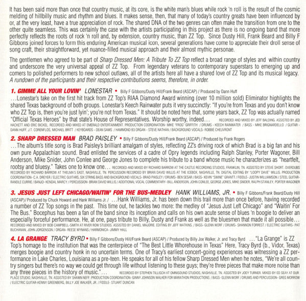 Various : Sharp Dressed Men: A Tribute To ZZ Top (HDCD, Comp, Club)