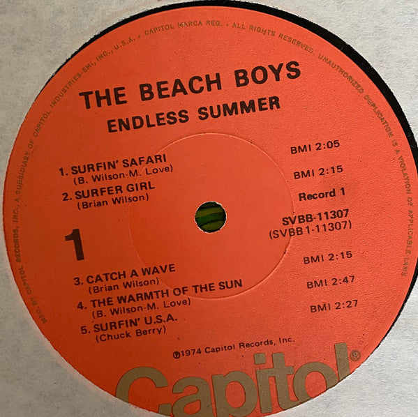 The Beach Boys : Endless Summer (2xLP, Comp, Los)