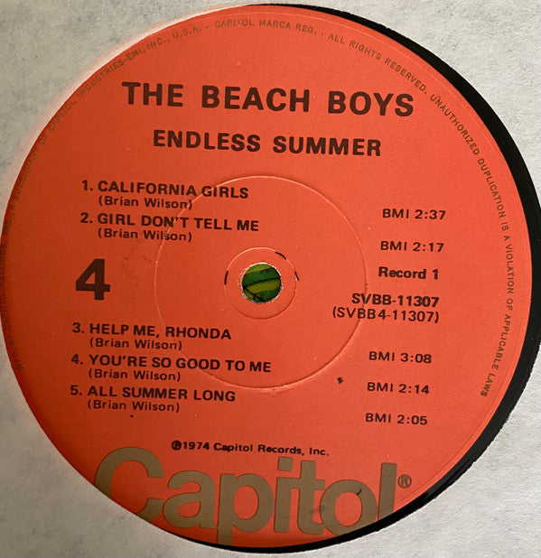 The Beach Boys : Endless Summer (2xLP, Comp, Los)