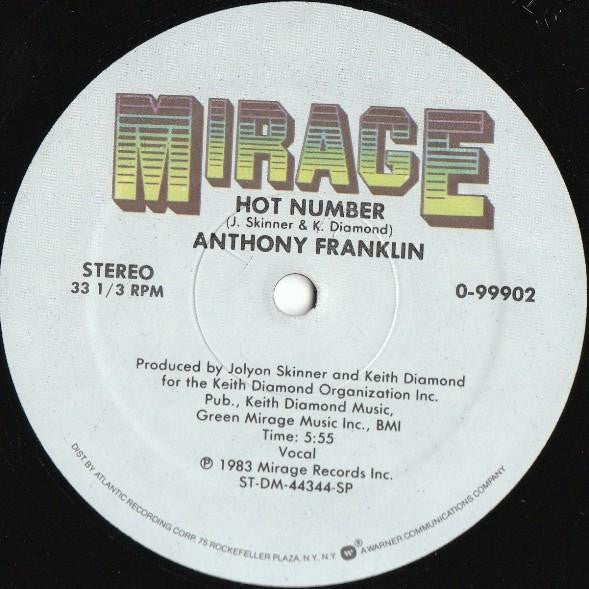 Anthony Franklin : Hot Number (12")
