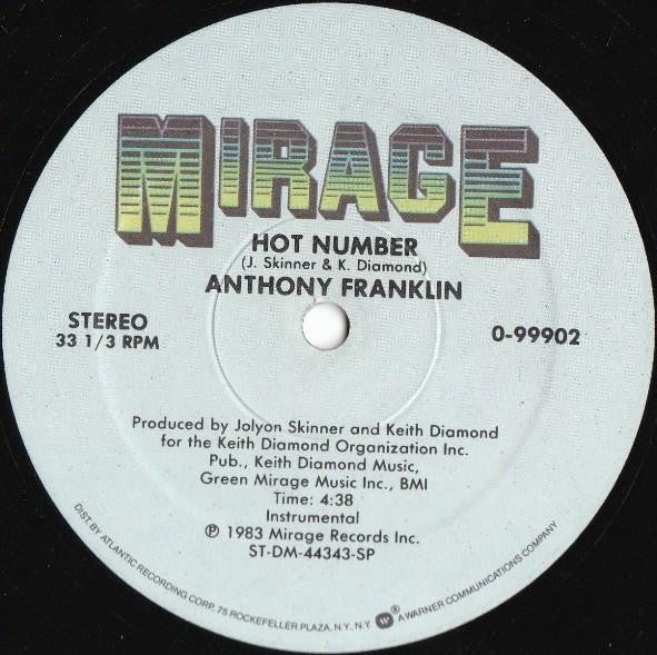 Anthony Franklin : Hot Number (12")