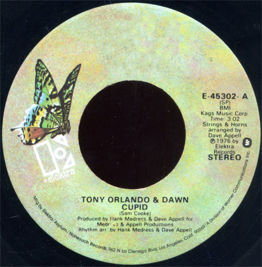 Tony Orlando & Dawn : Cupid (7", Spe)