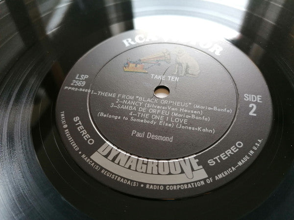 Paul Desmond : Take Ten (LP, Album, Ind)