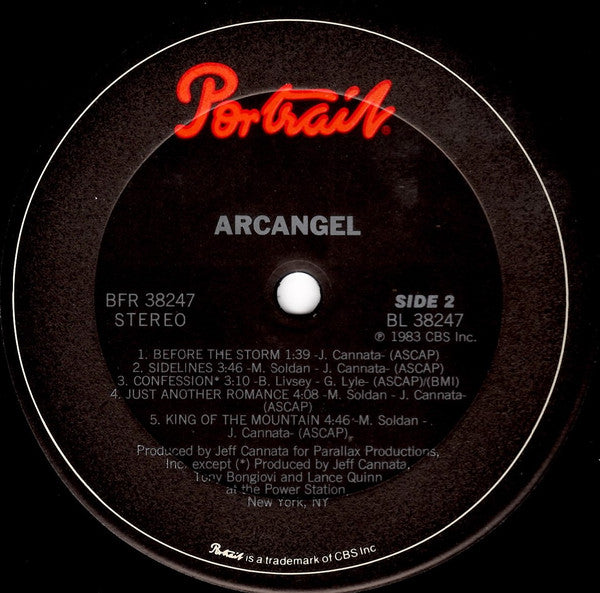 Arc Angel (2) : Arc Angel (LP, Album, Pit)