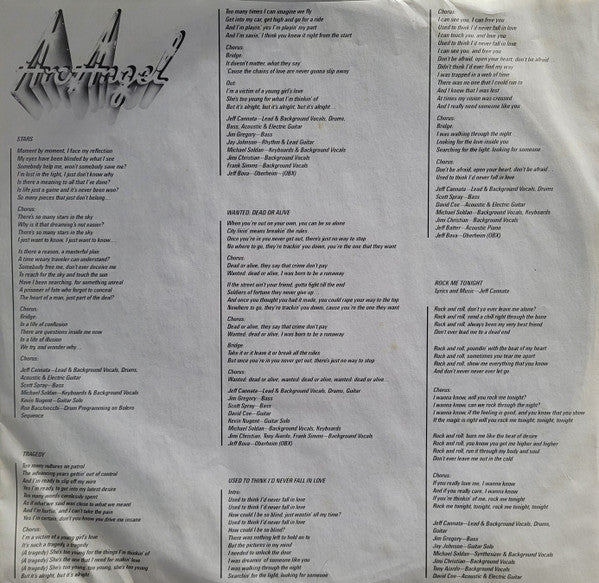 Arc Angel (2) : Arc Angel (LP, Album, Pit)