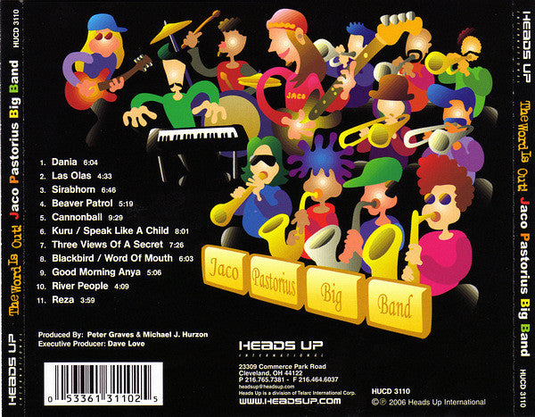 Jaco Pastorius Big Band : The Word Is Out! (CD, Album)