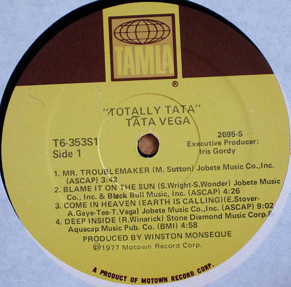 Tata Vega : Totally Tata (LP, Album)