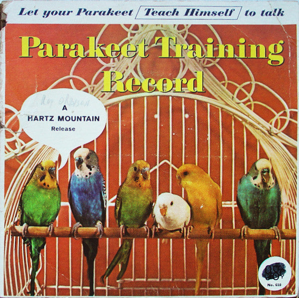 Unknown Artist : Parakeet Training Record (7")