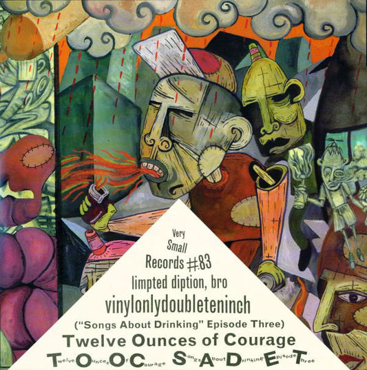 Various : Twelve Ounces Of Courage (Songs About Drinking Episode Three) (2x10", Comp, Ltd, Gre)