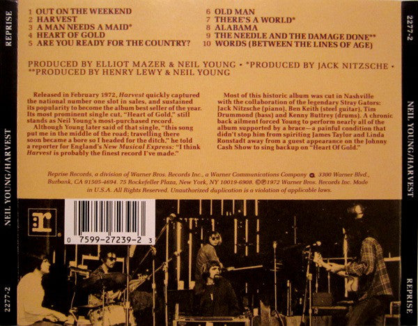 Neil Young : Harvest (CD, Album, RE, Spe)
