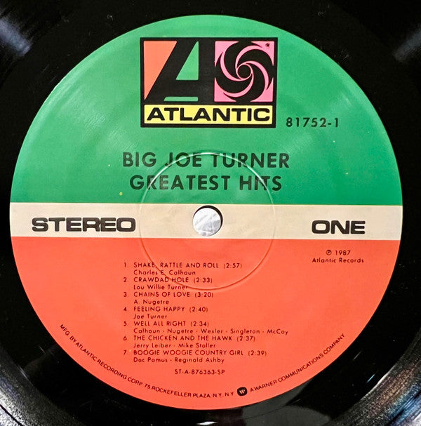 Big Joe Turner : Greatest Hits (LP, Comp, All)