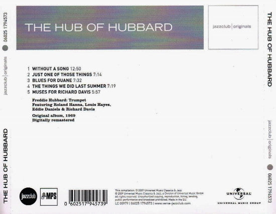 Freddie Hubbard : The Hub Of Hubbard (CD, Album, RE, RM)
