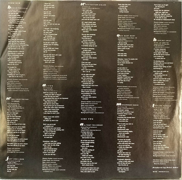 Linda Ronstadt : Living In The USA (LP, Album, Club, Gat)