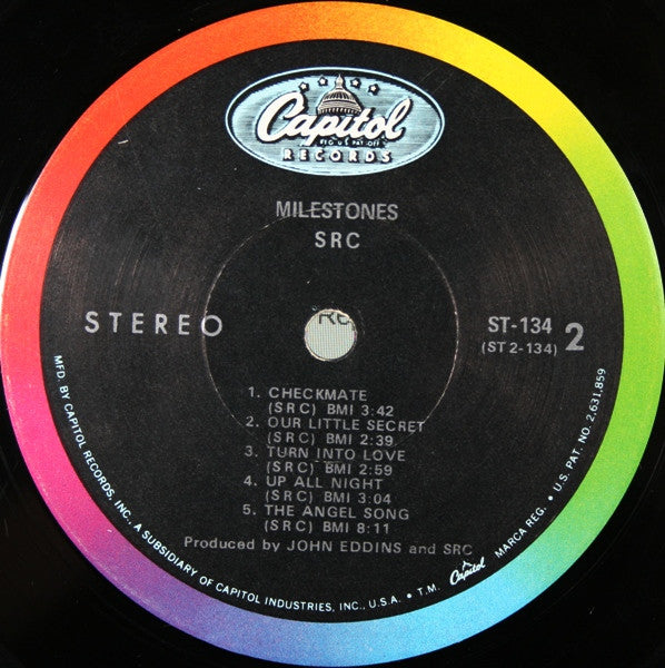 SRC : Milestones (LP, Album, Los)