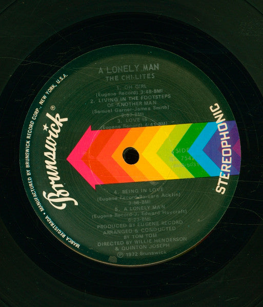 The Chi-Lites : A Lonely Man (LP, Album)