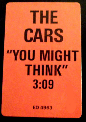 The Cars : You Might Think (12", Promo)