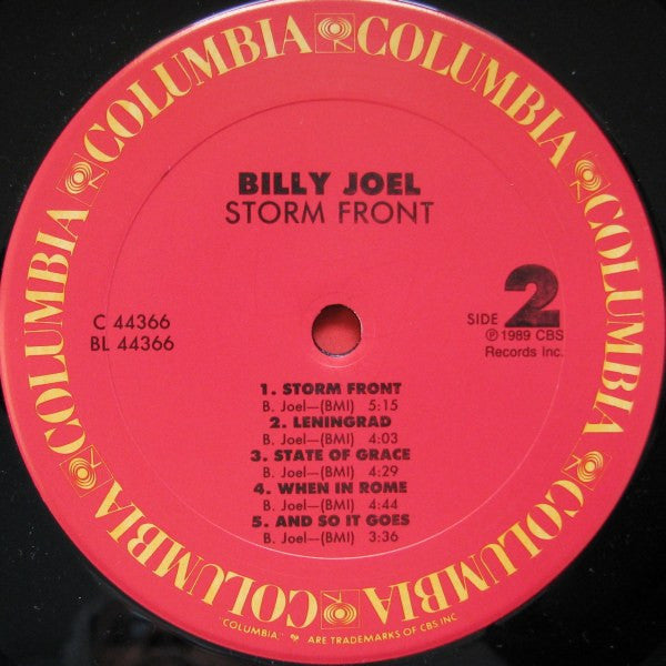 Billy Joel : Storm Front (LP, Album, Car)