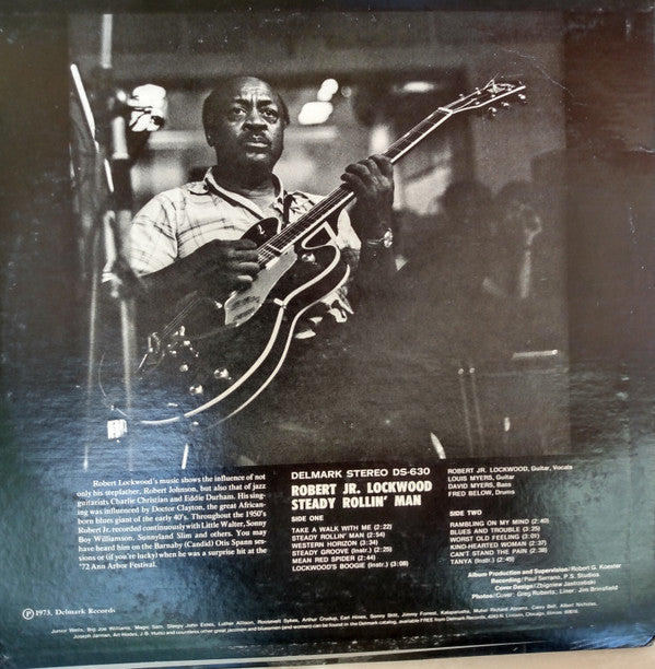 Robert Jr. Lockwood* : Steady Rollin' Man (LP, Album, Jac)