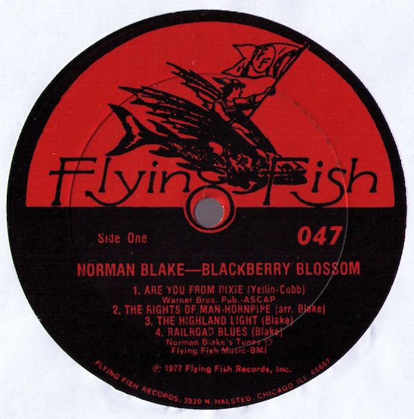 Norman Blake (2) : Blackberry Blossom (LP, Album, Red)