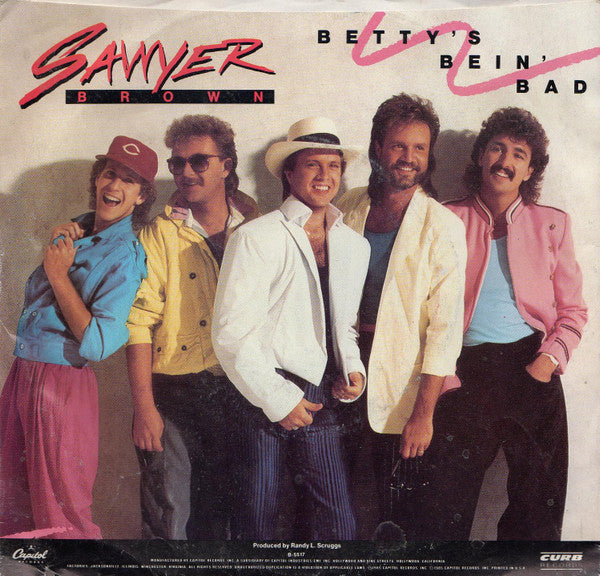 Sawyer Brown : Betty's Bein' Bad (7", Single, Jac)