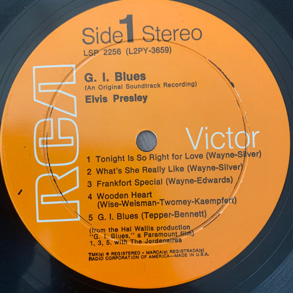 Elvis Presley : G.I. Blues (LP, Album, RE)