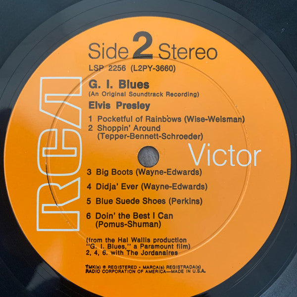 Elvis Presley : G.I. Blues (LP, Album, RE)