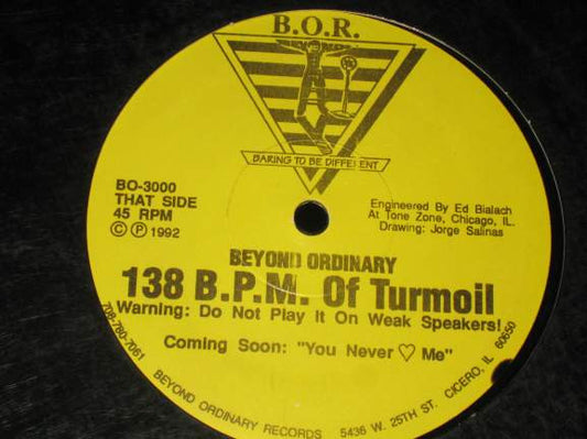 Beyond Ordinary : Mind Games / 138 B.P.M. Of Turmoil (12")