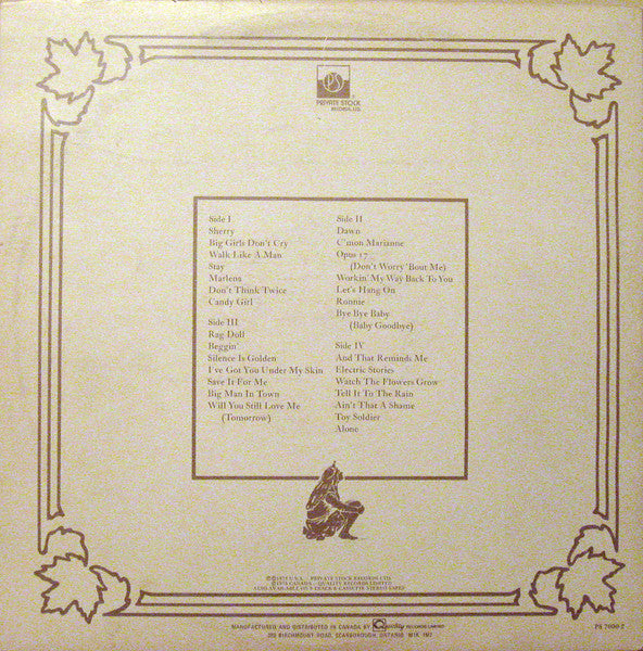 The Four Seasons : The Four Seasons Story (2xLP, Comp, Gat)