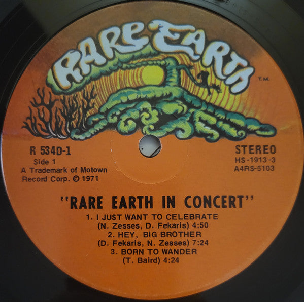 Rare Earth : Rare Earth In Concert (2xLP, Album, Ind)