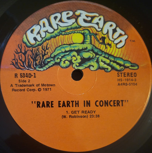 Rare Earth : Rare Earth In Concert (2xLP, Album, Ind)