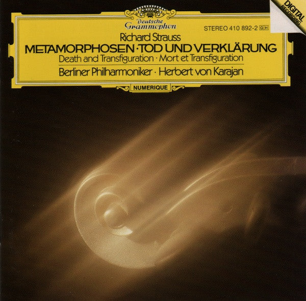 Richard Strauss • Herbert Von Karajan • Berliner Philharmoniker : Metamorphosen • Tod Und Verklärung (CD, RE, RP)