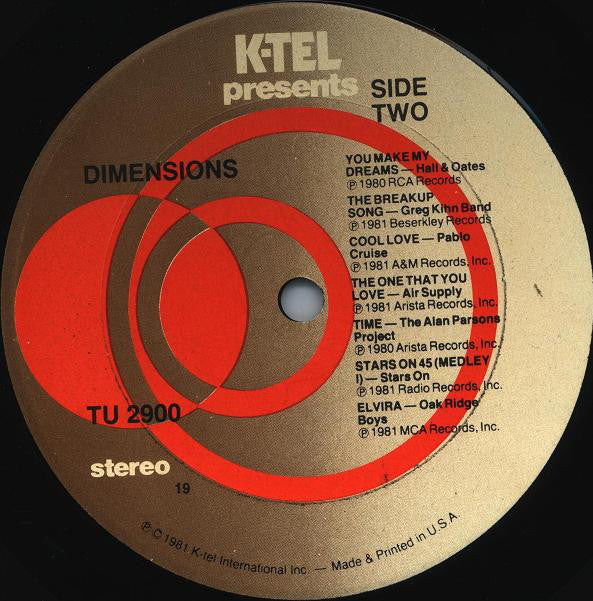 Various : Dimensions (LP, Comp, 19 )